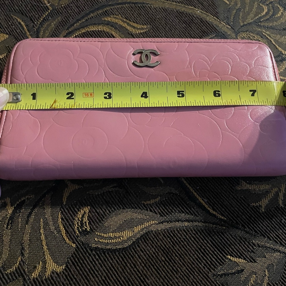 🌸CHANEL CAMELLIA ZIP AROUND LONG WALLET - Picture 11 of 13